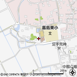 熊本県上益城郡嘉島町上六嘉2089周辺の地図