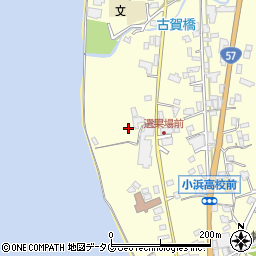 長崎県雲仙市小浜町北野335周辺の地図