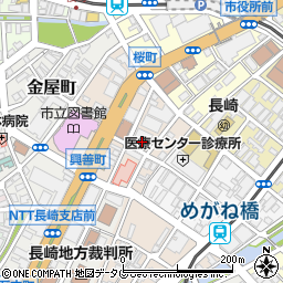長崎県長崎市興善町6-24周辺の地図