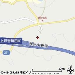 熊本県上益城郡御船町上野4572周辺の地図