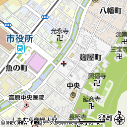 中島川マンション周辺の地図