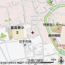 熊本県上益城郡嘉島町下六嘉3488周辺の地図