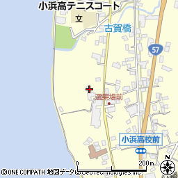 長崎県雲仙市小浜町北野346周辺の地図