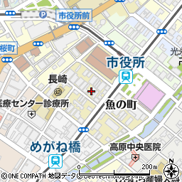 長崎赤十字会館周辺の地図