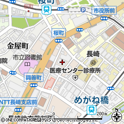長崎県長崎市興善町6-5周辺の地図