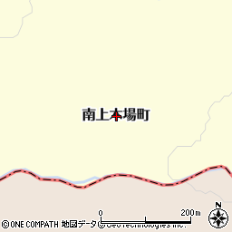 長崎県島原市南上木場町周辺の地図