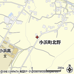 長崎県雲仙市小浜町北野1314周辺の地図