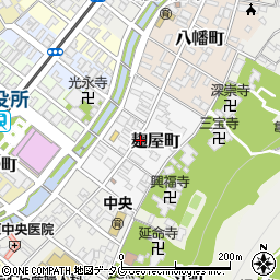長崎県長崎市麹屋町周辺の地図