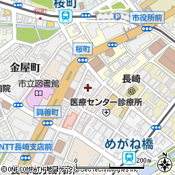 長崎県長崎市興善町6周辺の地図