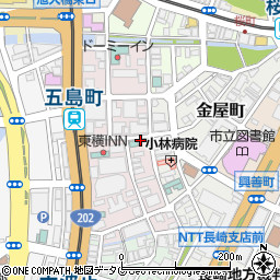 長崎県長崎市五島町周辺の地図