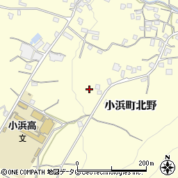 長崎県雲仙市小浜町北野1325周辺の地図