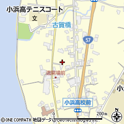 長崎県雲仙市小浜町北野436周辺の地図