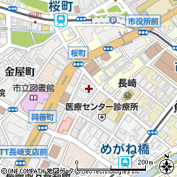 長崎県長崎市興善町6-7周辺の地図