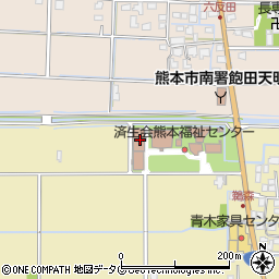 熊本県熊本市南区内田町3561周辺の地図