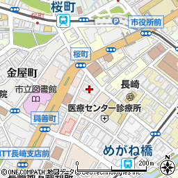 長崎西彼農業協同組合　本店金融部ローンセンター周辺の地図
