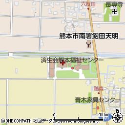熊本県熊本市南区内田町3560周辺の地図