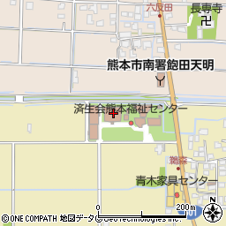 熊本県熊本市南区内田町3560周辺の地図