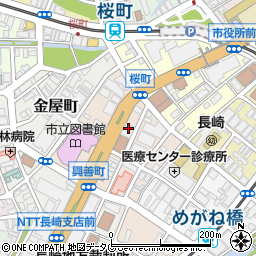 東京海上日動火災保険株式会社　長崎支店長崎支社周辺の地図