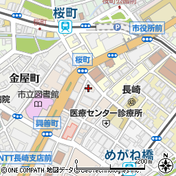 長崎県長崎市興善町6-8周辺の地図