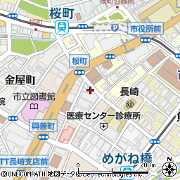 長崎県長崎市興善町6-13周辺の地図