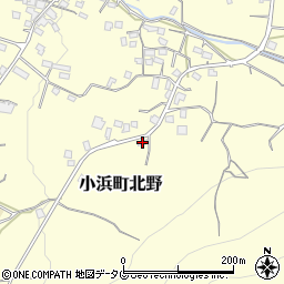 長崎県雲仙市小浜町北野3328周辺の地図