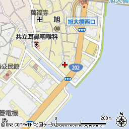 アバス株式会社　稲佐支店周辺の地図