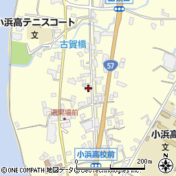 長崎県雲仙市小浜町北野434周辺の地図