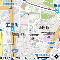 株式会社テレビ長崎周辺の地図