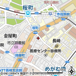 長崎県長崎市興善町6-10周辺の地図