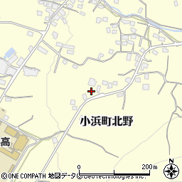 長崎県雲仙市小浜町北野1317周辺の地図