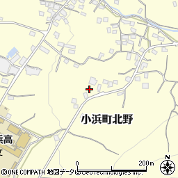 長崎県雲仙市小浜町北野1387周辺の地図