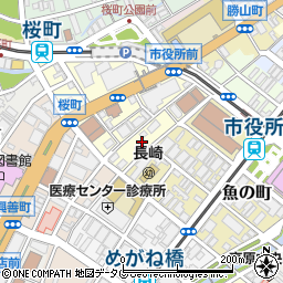 長崎県長崎市桜町8周辺の地図