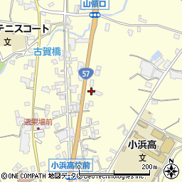 長崎県雲仙市小浜町北野584周辺の地図