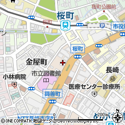 凸版印刷株式会社　長崎営業所周辺の地図