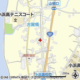 長崎県雲仙市小浜町北野447周辺の地図