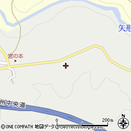 熊本県上益城郡御船町上野4599周辺の地図