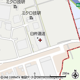 臼杵運送周辺の地図