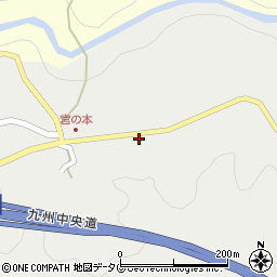 熊本県上益城郡御船町上野4593周辺の地図