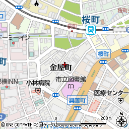 長崎県平和運動センター周辺の地図