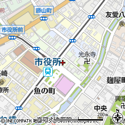 長崎県社会保険労務士会　お客様相談窓口周辺の地図