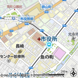 長崎市役所　総務部行政体制整備室周辺の地図