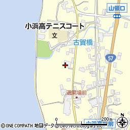 長崎県雲仙市小浜町北野461周辺の地図