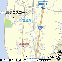 長崎県雲仙市小浜町北野454周辺の地図
