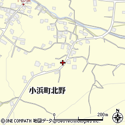 長崎県雲仙市小浜町北野3320周辺の地図