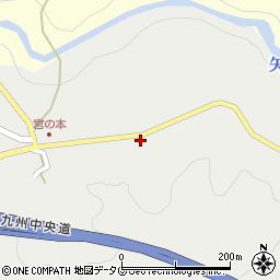 熊本県上益城郡御船町上野4594周辺の地図