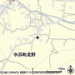 長崎県雲仙市小浜町北野3317周辺の地図