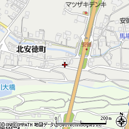 長崎県島原市北安徳町丁周辺の地図