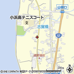 長崎県雲仙市小浜町北野460周辺の地図