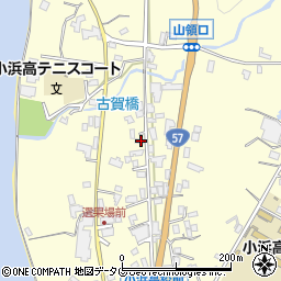 長崎県雲仙市小浜町北野483周辺の地図