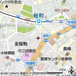 明治安田生命保険相互会社長崎支社周辺の地図